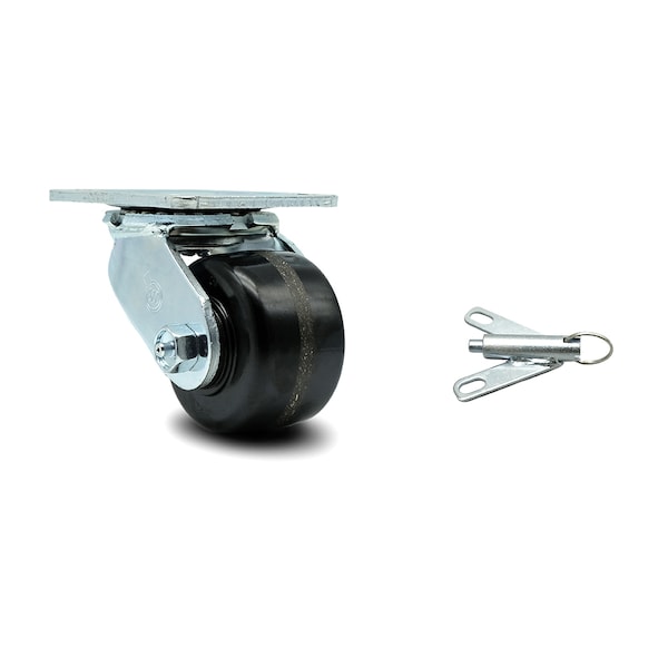 3.25 Inch Phenolic Swivel Caster with Ball Bearing and Swivel Lock SCC